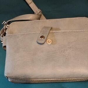 Chic Gray Crossbody Bag